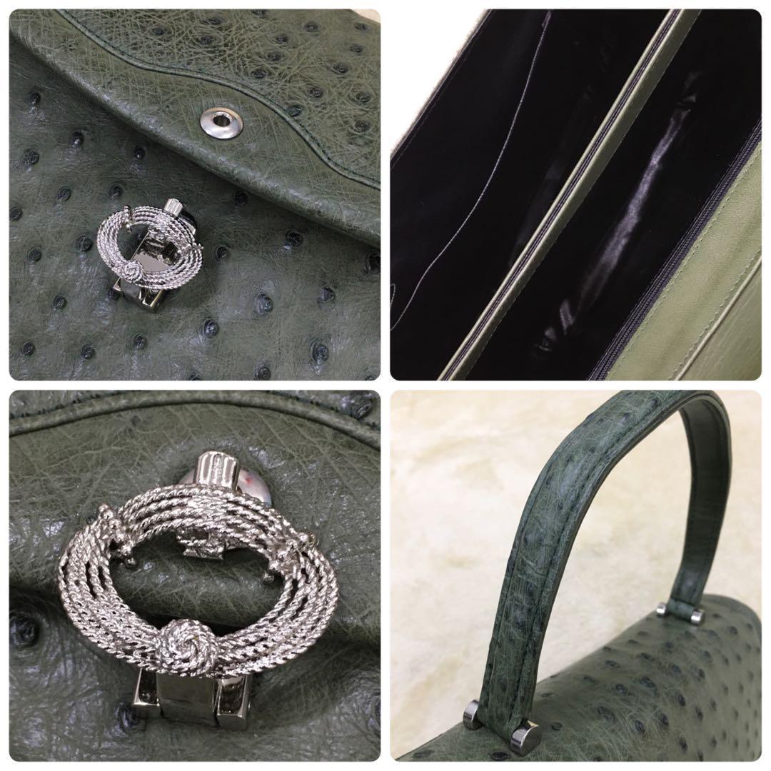  экзотический кожа страус кожа формальный elegance ручная сумочка оборудование орнамент металлические принадлежности коляска для пожилых ki зеленый 