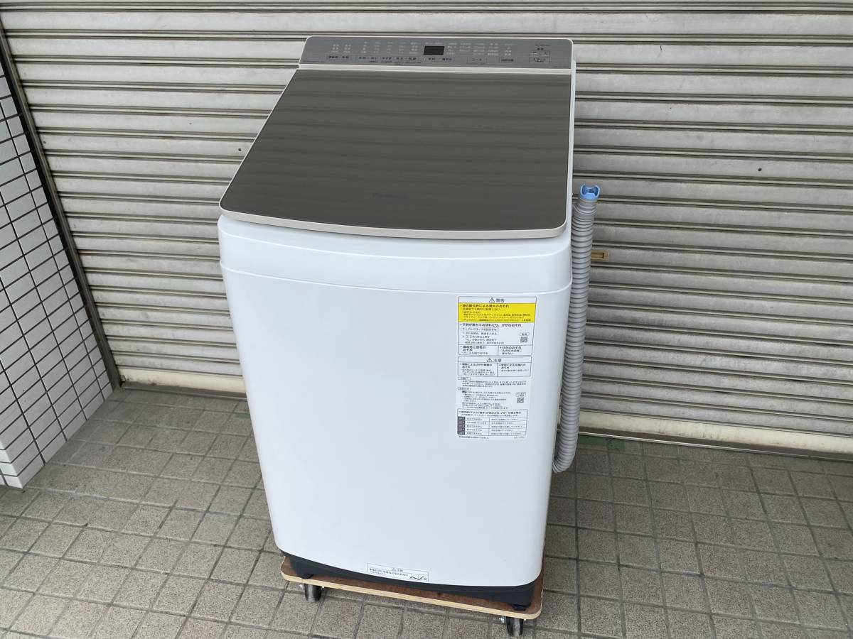 パナソニック◇縦型洗濯乾燥機 洗濯10kg 乾燥5kg 21年製◇NA-FW100K8
