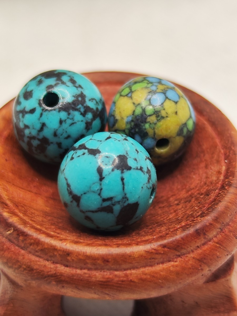 文玩 トルコ石 セット売り 12mm No.1 sbdonline2.net