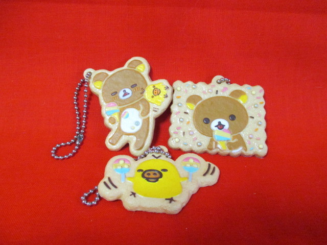 ★ Сан X Rilakkuma 2010 Kiritro Iceing Cookie Ice Candy Bess 3 кусочки новые красивые товары