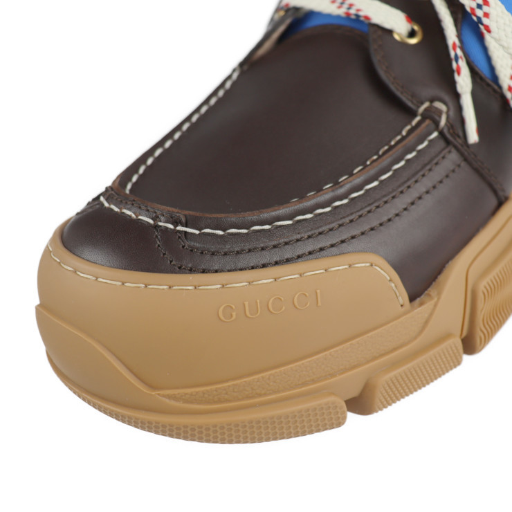 新品未使用展示品 GUCCI グッチ BOATREK 576048 8 スニーカー レザー