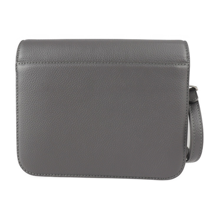 美品 BALENCIAGA バレンシアガ 618156 ショルダーバッグ レザー グレー