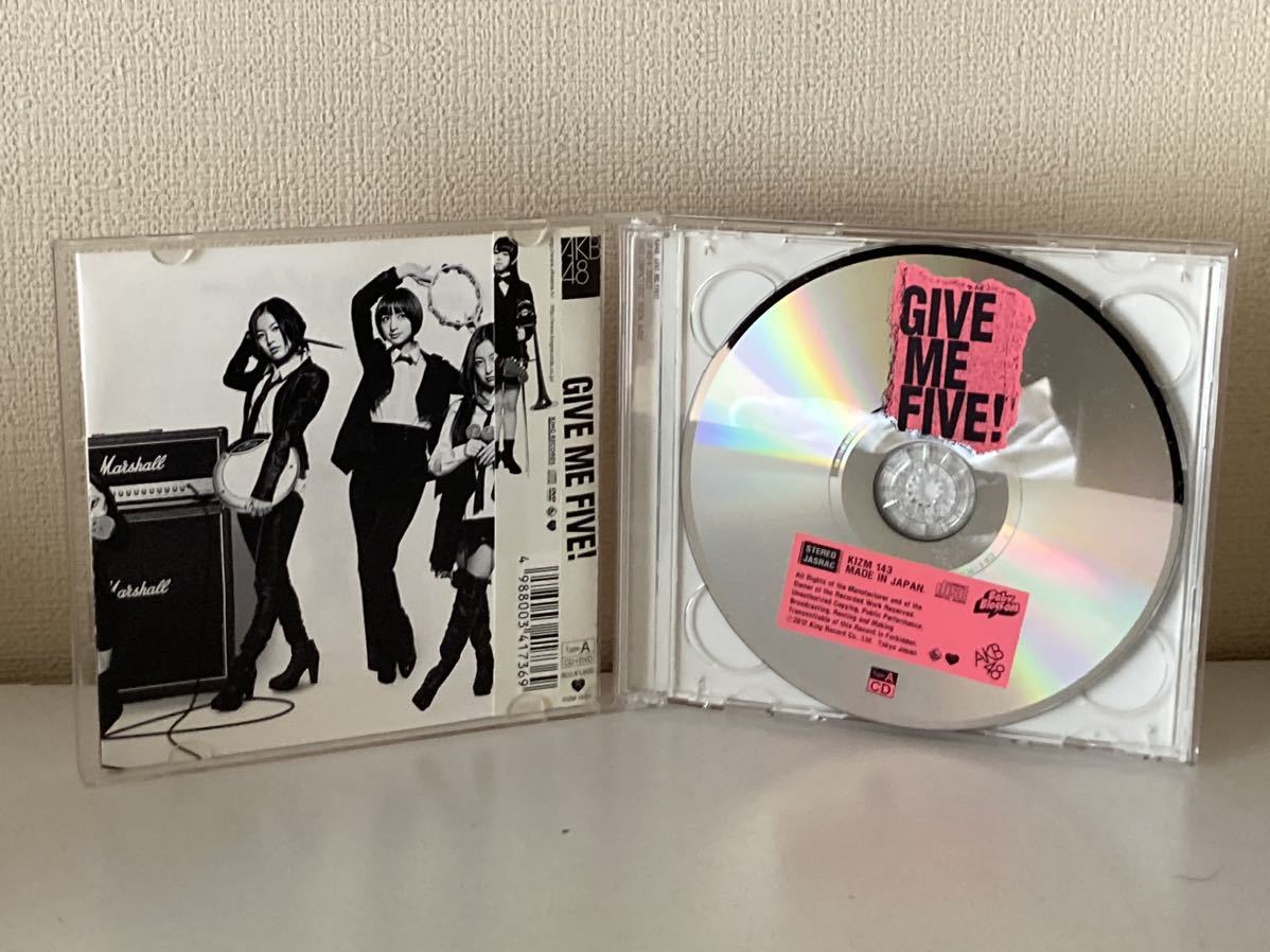AKB48 GIVE ME FIVE! CD+DVD C-5_画像4
