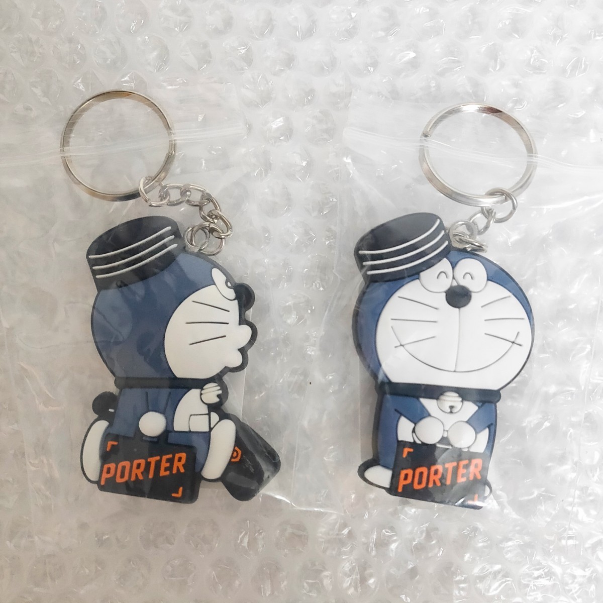 希少☆新品2個☆Porter ドラえもん 50周年記念 キーホルダー ネイビー ポーター Doraemon 限定品 50周年 KEY HOLDER 吉田カバン コラボ