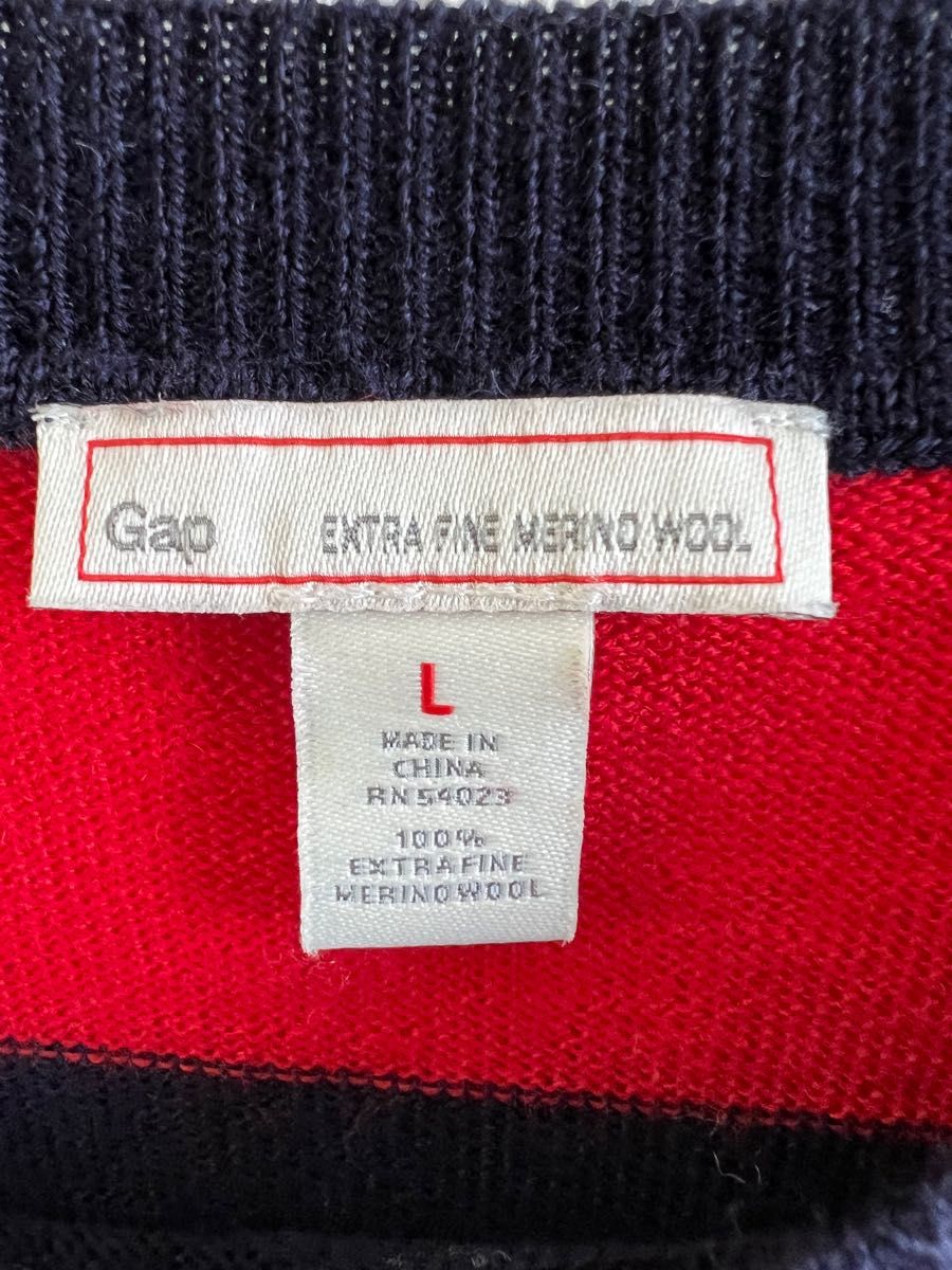 Gap EXTRA FINE MERINO WOOL サイズL ニットセーター 長袖