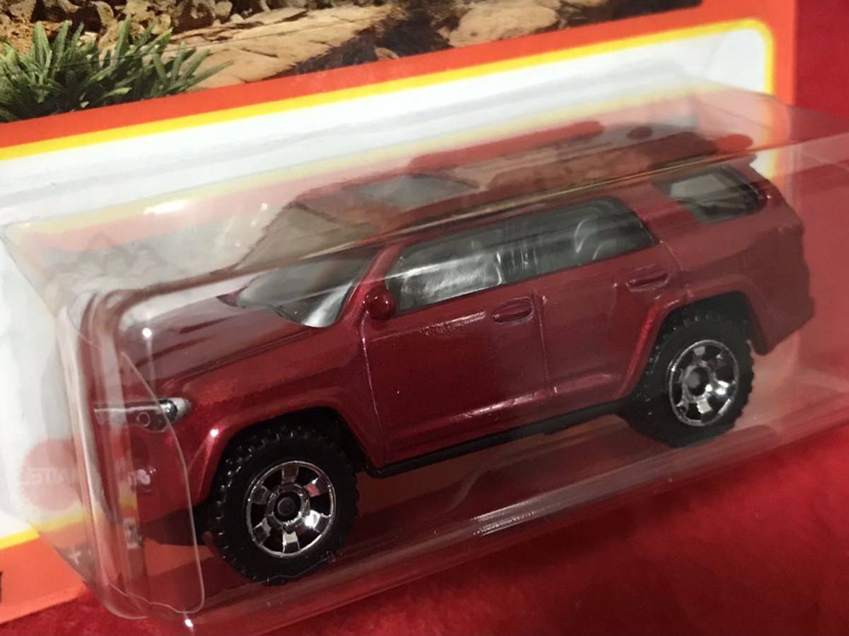 即決 マッチボックス TOYOTA 4RUNNER 赤メタ MATCHBOX トヨタ 4ランナー 未開封_画像3