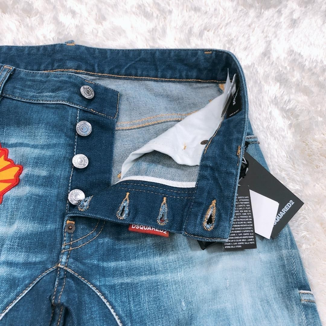 04829】新品 未使用 ディースクエアード DSQUARED2 デニムパンツ 44(L