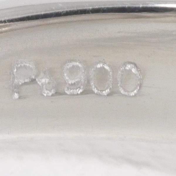 PT900 リング 指輪 13号 ダイヤ 0.32 0.38 SI1 鑑定書 総重量約6.6g  美品 送料無料☆0202 - 8
