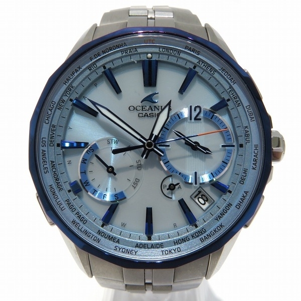 カシオ オシアナス マンタ OCW-S3400D-2AJF 電波ソーラー 時計 腕時計