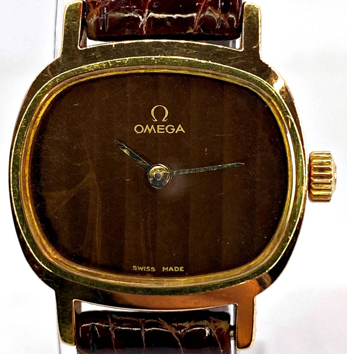 ◆OMEGA オメガ レディース腕時計 17石 手巻き 18K 750 総重量 19.0g 8437 21 036 可動品 の画像2