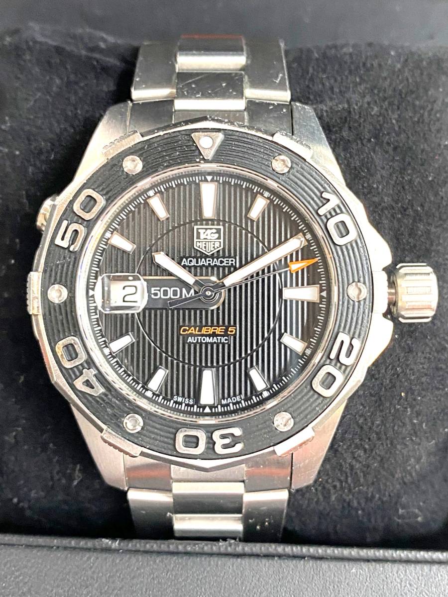 TAG HEUER】 タグホイヤー WAJ2110 アクアレーサー キャリバー5 500M