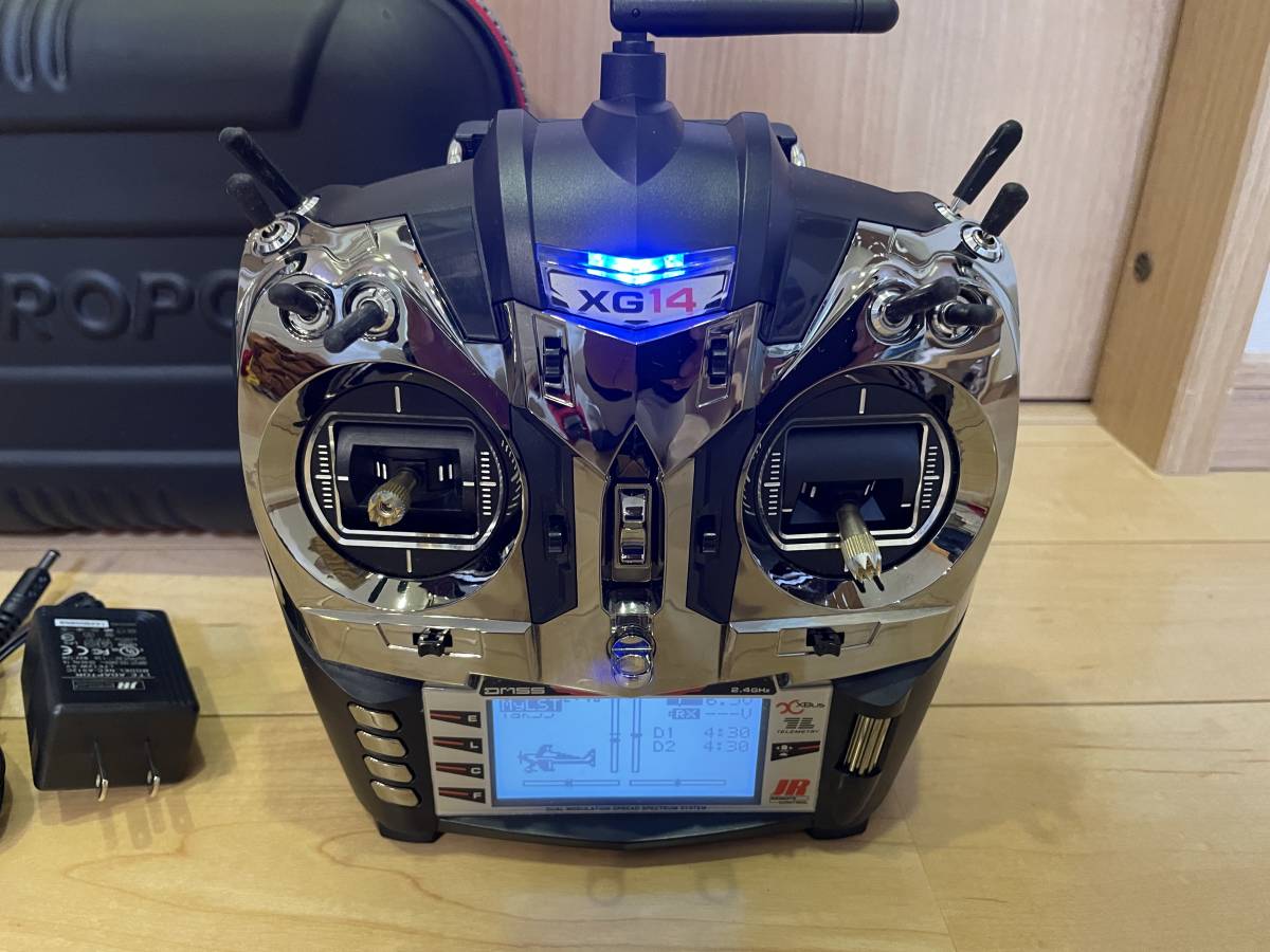 うございま 美品 一回使用のみ JRPROPO JRプロポ xg14 2.4GHZ 送信機