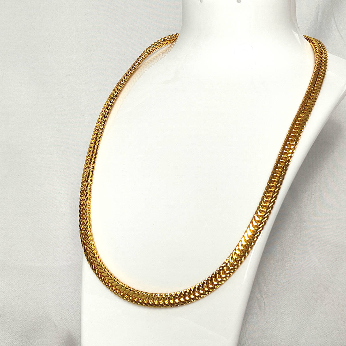 メンズ レディース チェーン 金ネックレス 喜平ネックレス Gold Necklace 18k Gold Plated 鍍金 No2の画像2