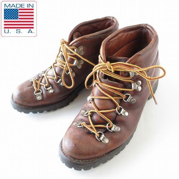 予約 70s-80s USA製 Danner ダナー マウンテントレイル 茶系 24cm マウンテンブーツ ビンテージ マウンテンライトの前身 靴 d122-32-0155ZT cpiqa.iqa.org.br