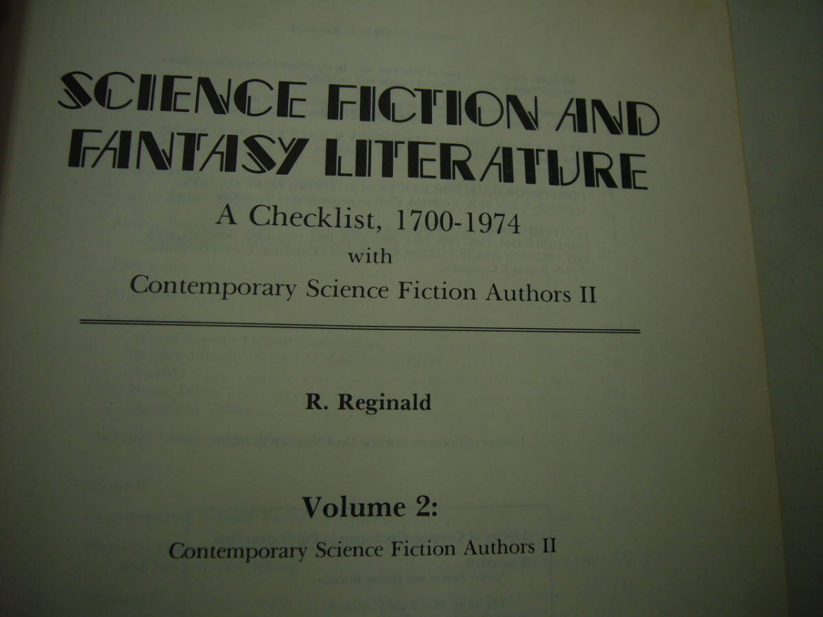 送料無料　science fiction and fantasy literature　１・２_画像4
