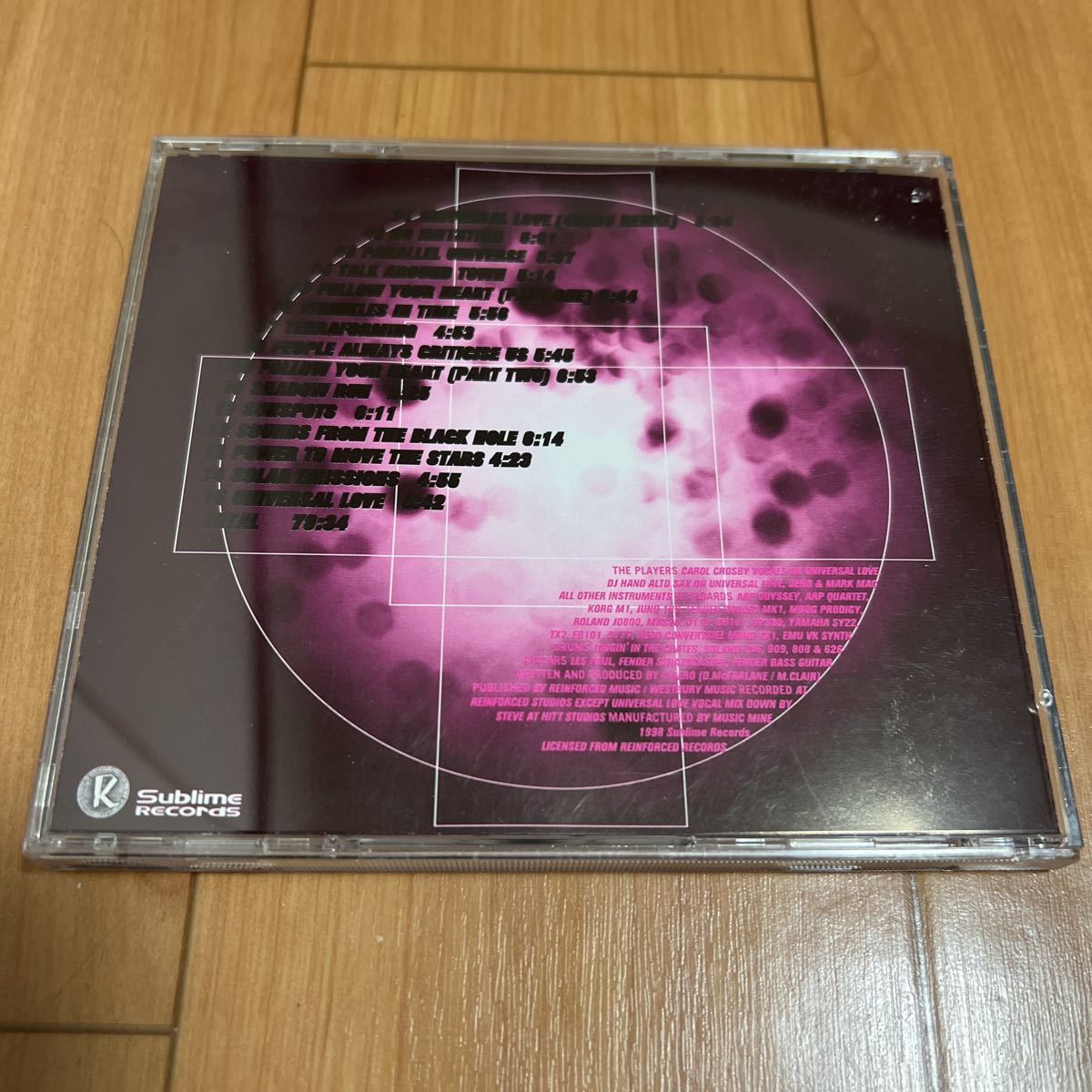 【Drum & Bass】4 Hero / Parallel Universe - Sublime Records . Reinforced Records . Jungle ドラムンベース ジャングル_画像3