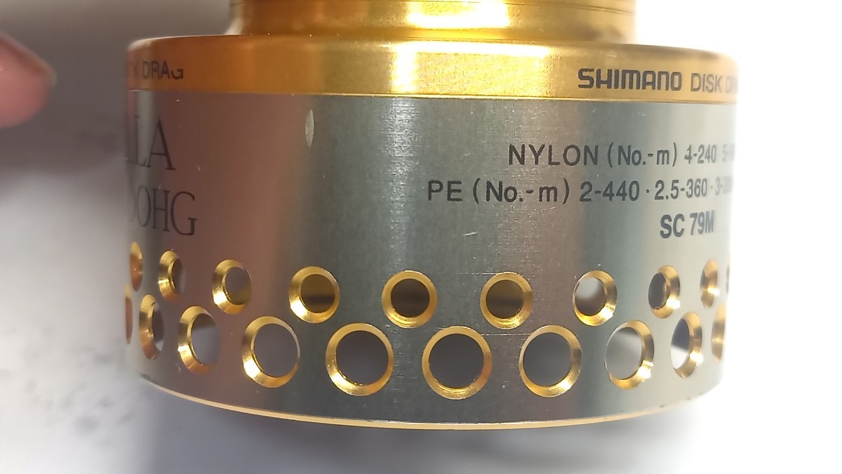 希少 シマノ 01 ステラ 管理684B SW 6000HG スプール + 希少 シマノ 01 ステラ 管理684B SW 6000HG スプール +