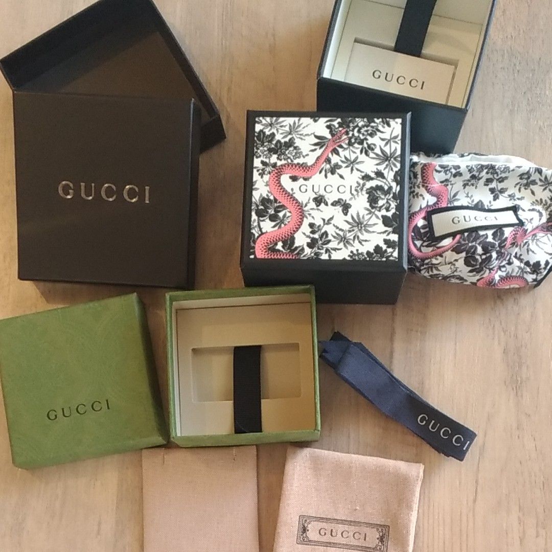 GUCCI 空箱 ショッパー 巾着 - ラッピング・包装