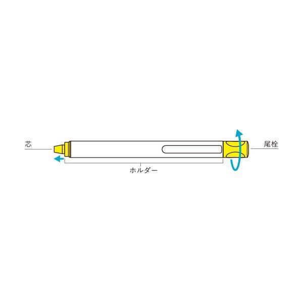 ゲルチョーク 赤 1本 DX-GCC-6-P-R パイロットコーポレーション_画像3