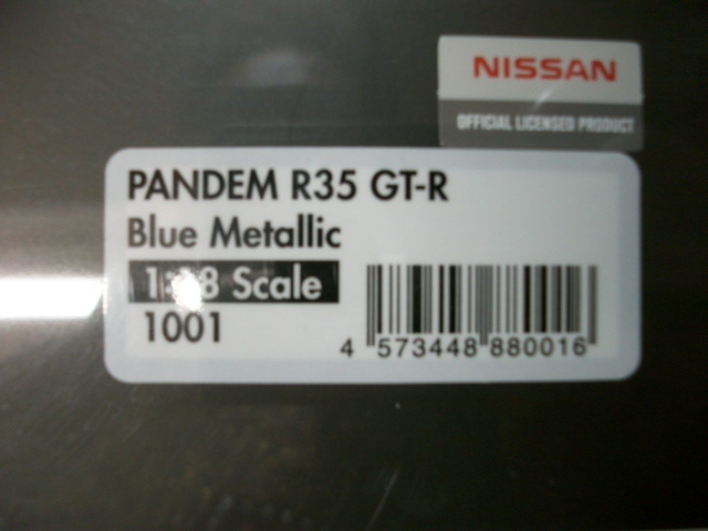 1/18 Ignition model イグニッションモデル NISSAN GT-RR35Purple パンデムR35 GT-R ブルーメタリック（1001） ジャンクの画像10