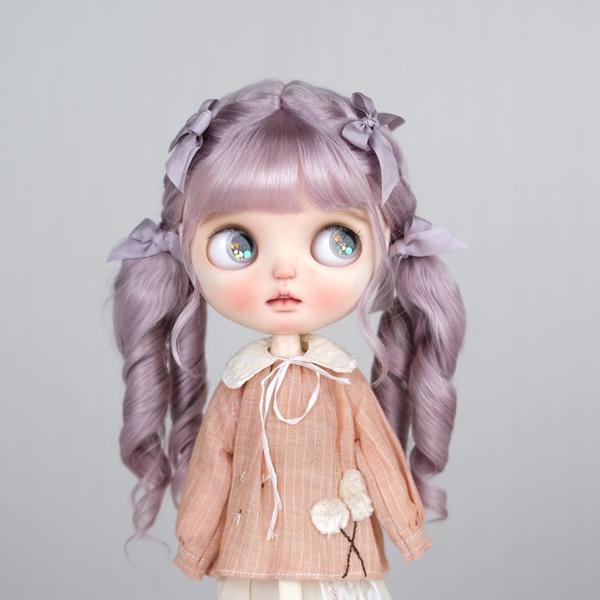 9nainai様ウィッグブライス ツインテールウィッグ 9-10インチ 作家様 awen モヘアウィッグ ネオブライス blythe