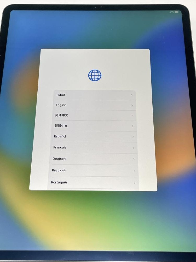 U653【ジャンク品】 デモ機 iPad PRO 12.9インチ（第3世代） 64GB Wi-Fi スペースグレイの画像6