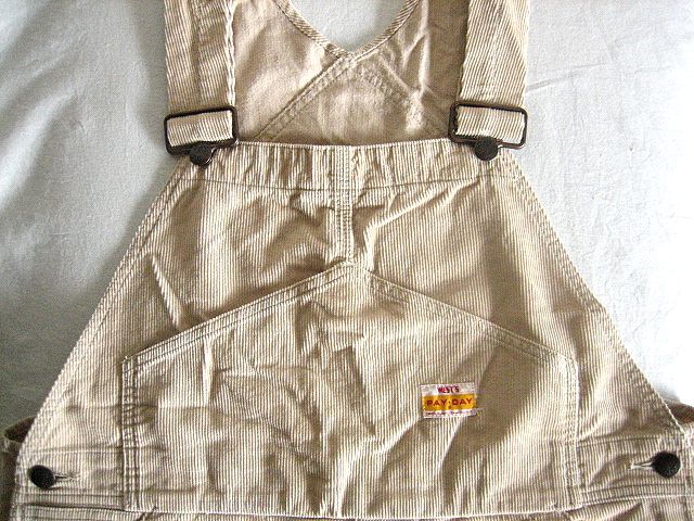 定価41,800円 WESTOVERALLS ウエストオーバーオールズ PAYDAY×WEST'S CORDUROY OVERALL コーデュロイ オーバーオールの画像2