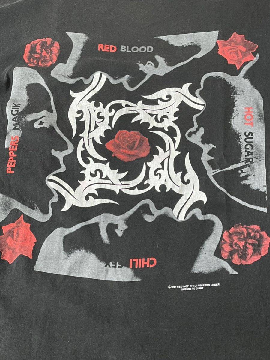 1 иен начало распродажи RED HOT CHILI PEPPERS 1991 BLOOD SUGAR SEX MAGIK GIANT XLre Chile красный hot Chile перец z футболка NIRVANA