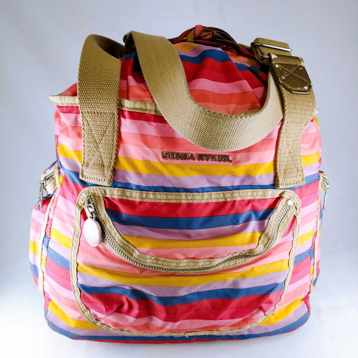 大容量】 sonia rykiel ソニアリキエル リュック ナップサック