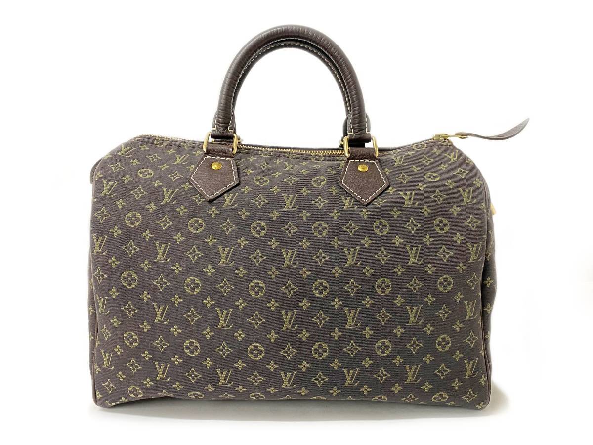 【即決/美品】 LOUIS VUITTON ルイ・ヴィトン モノグラムミニラン スピーディ30 M95224 ハンドバッグ ミニボストンバッグ　AB