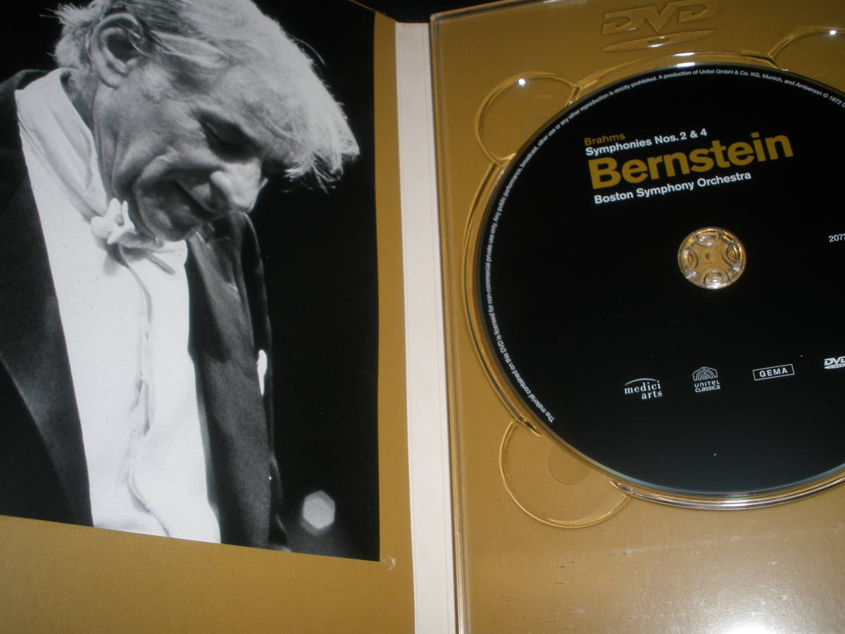 DVD ブラームス 交響曲 第2番 4番 バーンスタイン ボストン交響楽団 ライヴ タングルウッド音楽祭 Brahms Bernstein Boston LIVE_DVDブラームス2 4 バーンスタイン ボストン