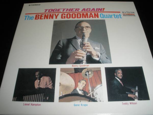 ベニー・グッドマン トゥゲザー・アゲイン テディ ウィルソン ジーン クルーパ ライオネル ハンプトン Benny Goodman Together Again 紙 美_美品。オリジナル紙ジャケットCD