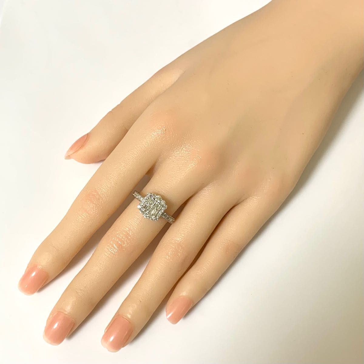 pt900 デザインダイヤモンドリング 1.30ct 16号 | noonanwaste.com