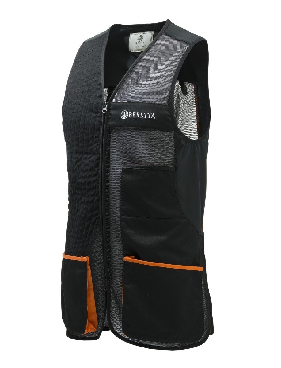 ベレッタ オリンピックモデル ベスト（ブラック x オレンジ）Sサイズ/Beretta Uniform Pro 20.20 - Black & Orange_画像1