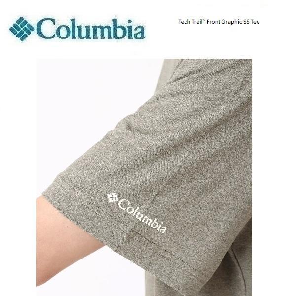 Columbia コロンビア テックトレイルグラフィックTシャツ グリーン 海外XL　AO5402　メンズ　アウトドア