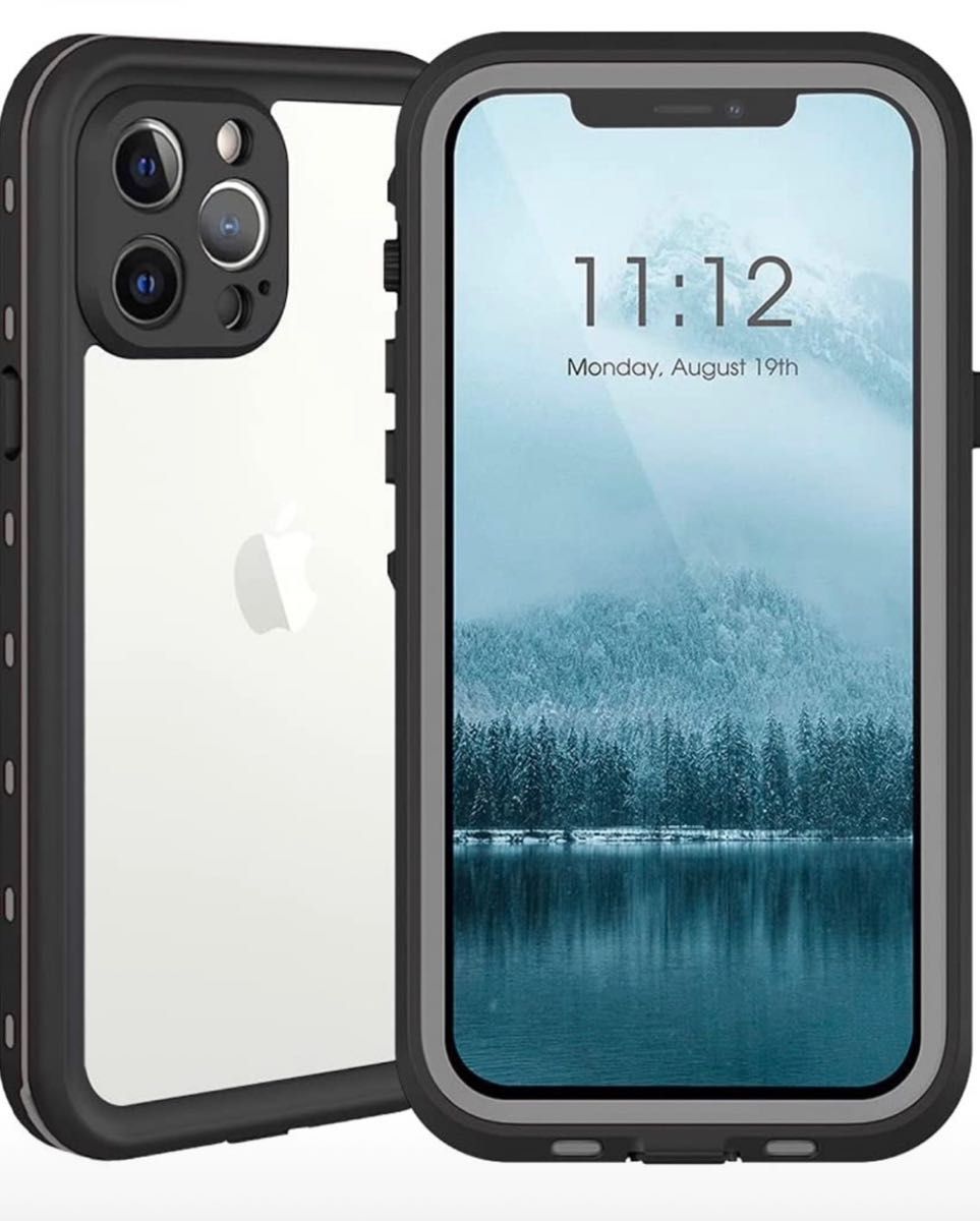 phone 13 Pro防水ケース IP68規格 超強防水力 Qi充電対応 フェイスID  耐衝撃 防塵 防雪 衝撃吸収 