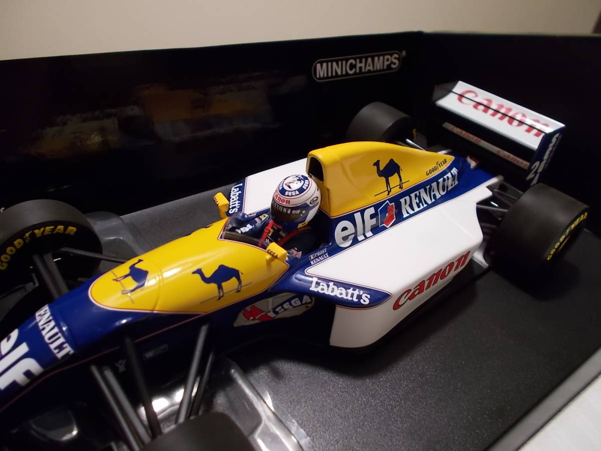 ミニチャンプス 1/18 ウィリアムズ ルノー FW15C A.プロスト ワールドチャンピオン 1993 Williams FW15C A.Prost World Champion 1993 PMAの画像3