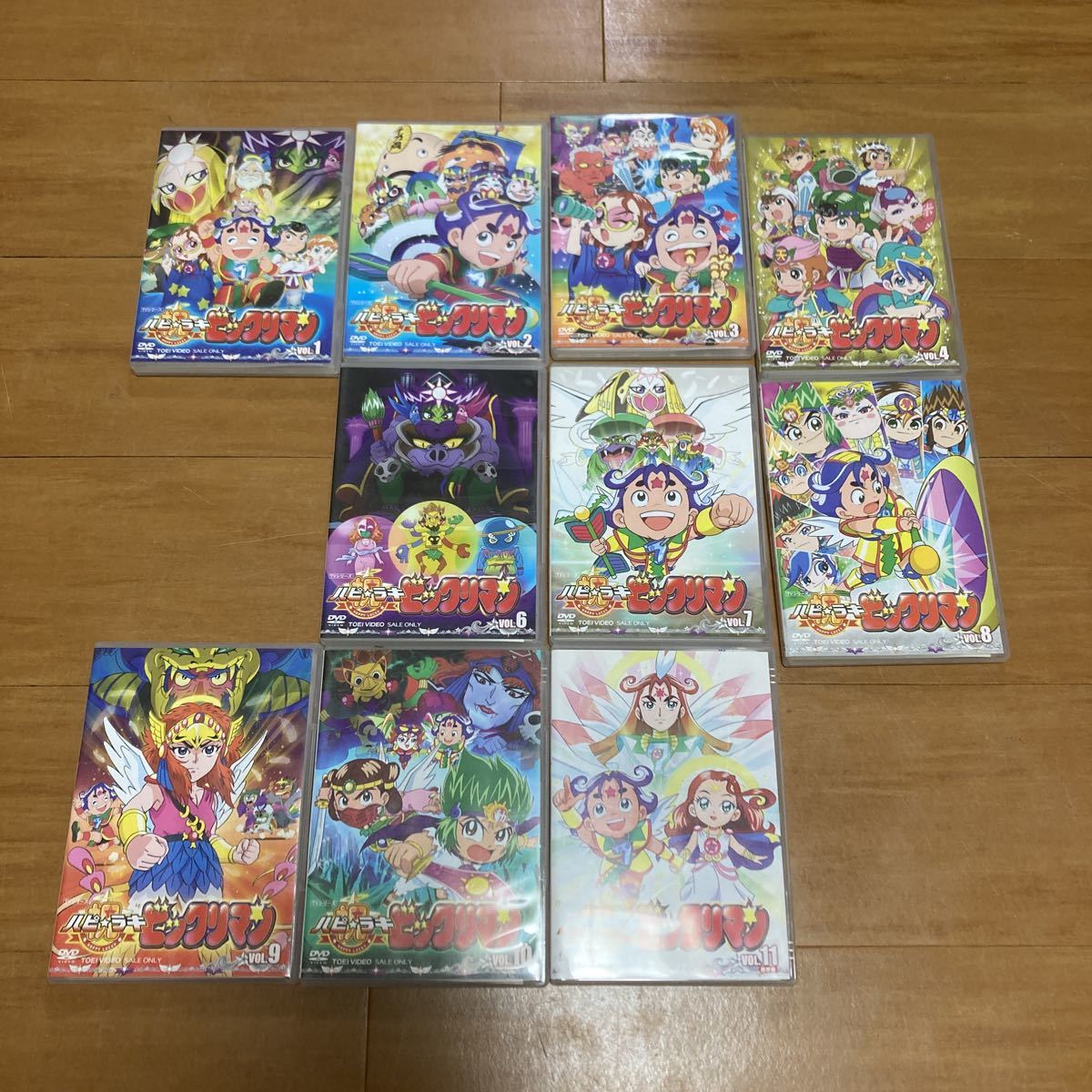 ハピラキ　ビックリマン　DVD 1-4,6-11巻　まとめ売り