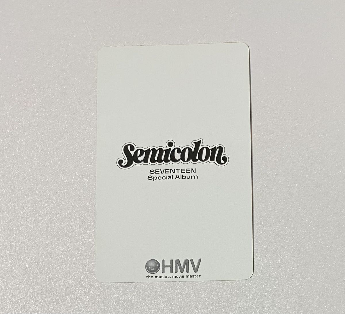 SEVENTEEN THE8 Semicolon HMV 特典 トレカ セミコロン ディエイト ミンハオ Photocard_画像4