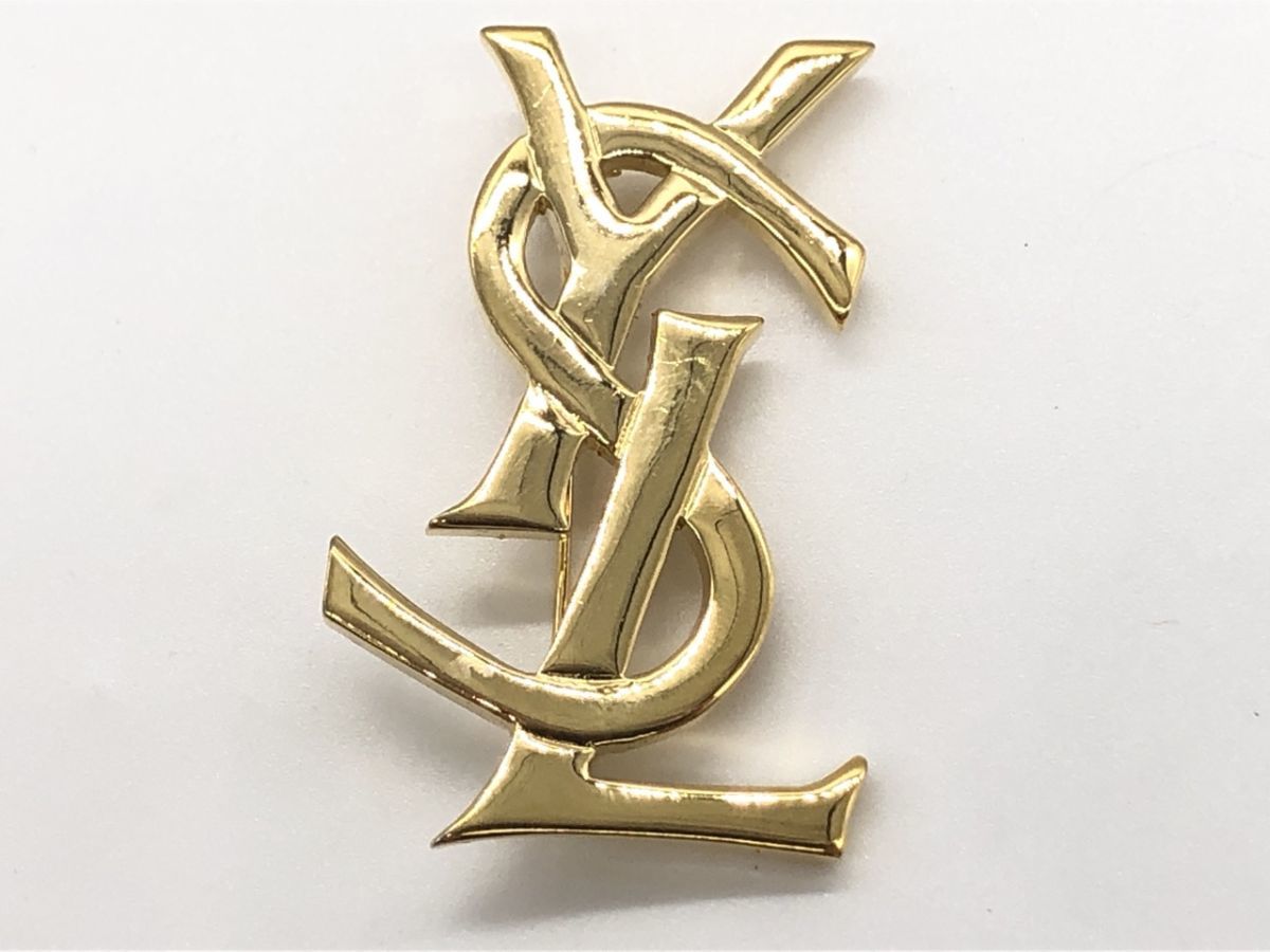 限定セール 0303-545S④4151 ブローチ Yves Saint Laurent イヴサン