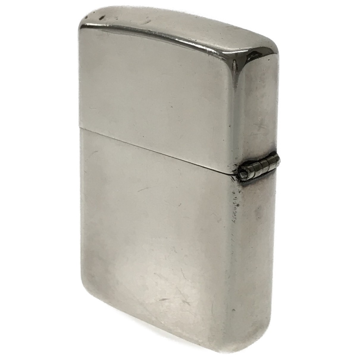 【希少】ZIPPO STERLING SILVER ジッポー ヴィンテージ スターリングシルバー 1980年代中頃～1990年製 斜字 イタリック体 ロゴ 喫煙具 J923_画像2