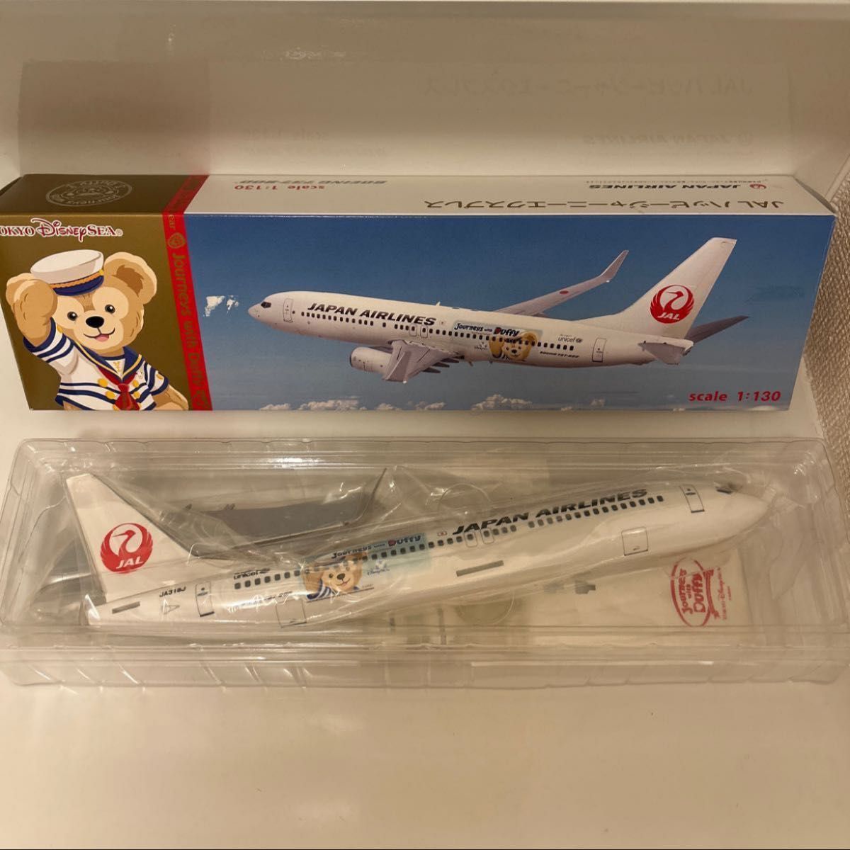 ダッフィー 「JAL ハッピージャーニーエクスプレス」 モデルプレーン