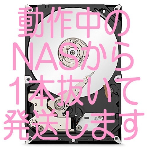 【NAS起動用HDD】I-O DATA LANDISK HDL-XR8.0 HDL-XR2U8.0 起動用HDD(2TB)_サンプル画像