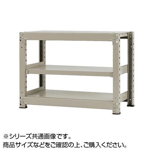 中量ラック　耐荷重300kgタイプ　単体　間口1500×奥行900×高さ900mm　3段　ニューアイボリー_画像2