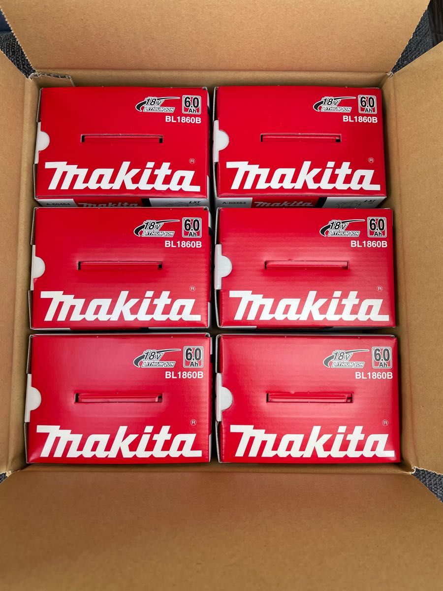 げわご Makita - 新品未使用マキタ純正バッテリー18v,6,0Ah の通販 by