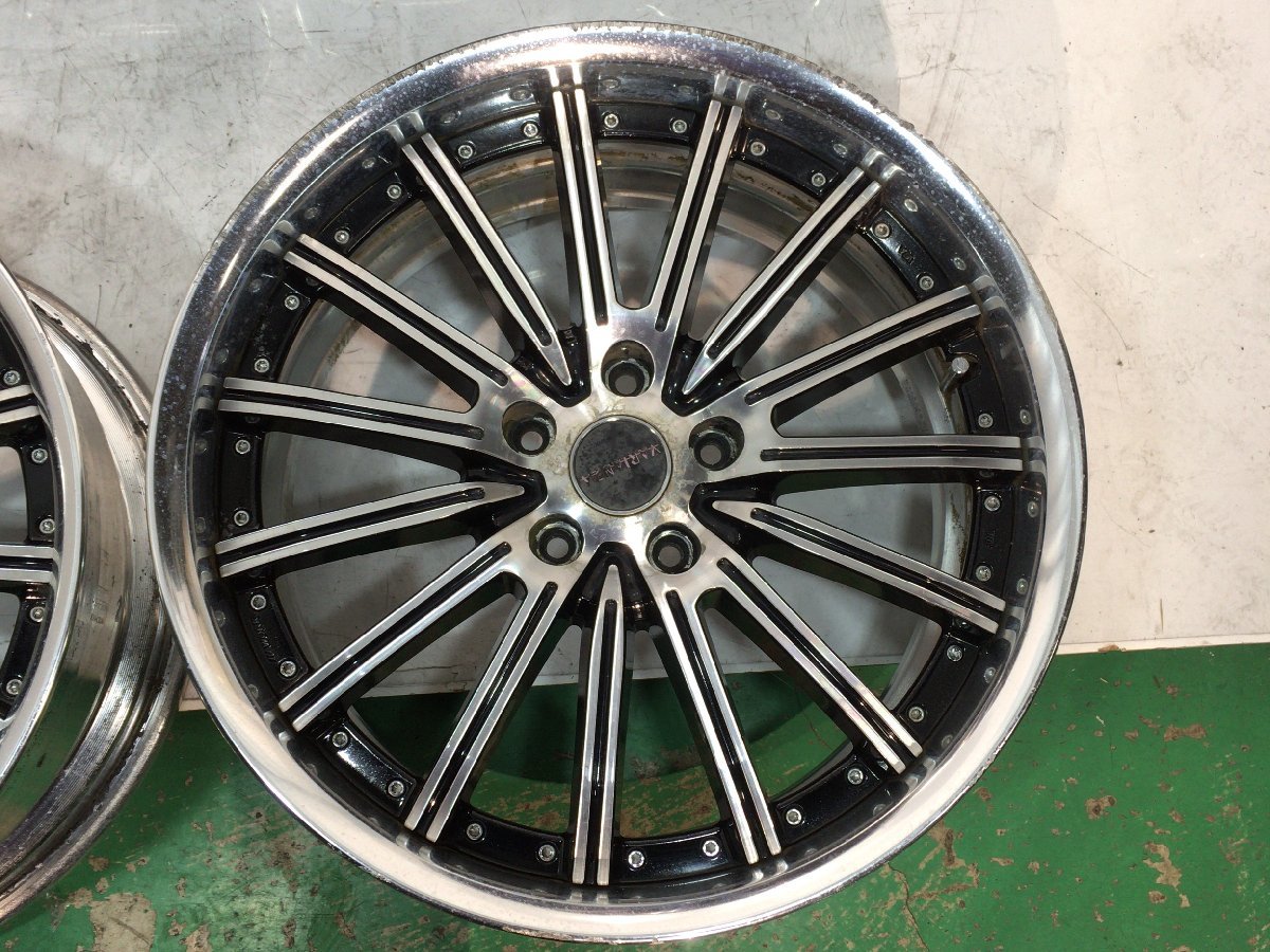 WORK VARIANZA ヴァリアンザ 19x8.5J +45 5H 114.3 ハブ径72ｍｍ 4本 アルミホイール_画像5