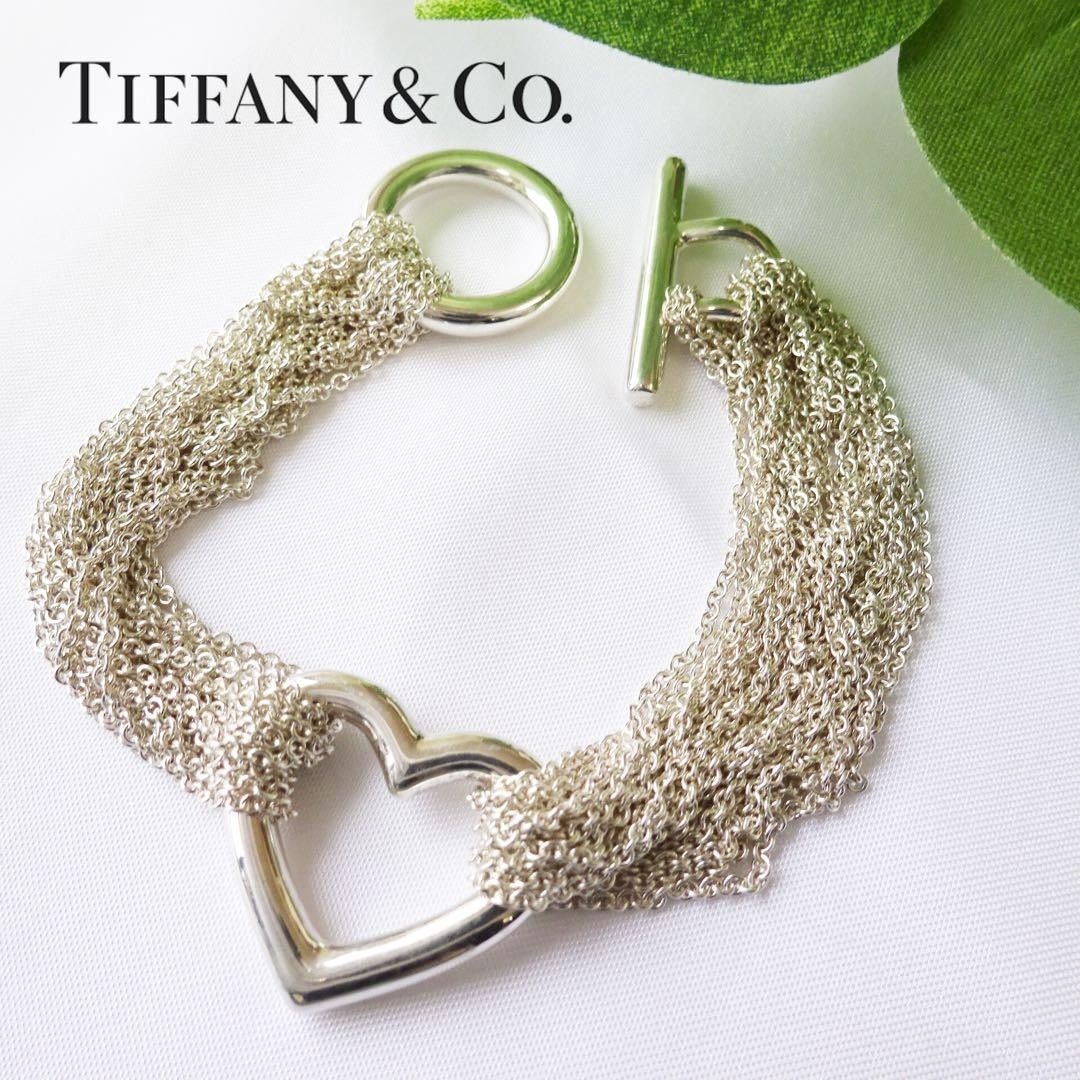 Tiffany&co ティファニー オープンハート チェーン ブレスレット Yahoo