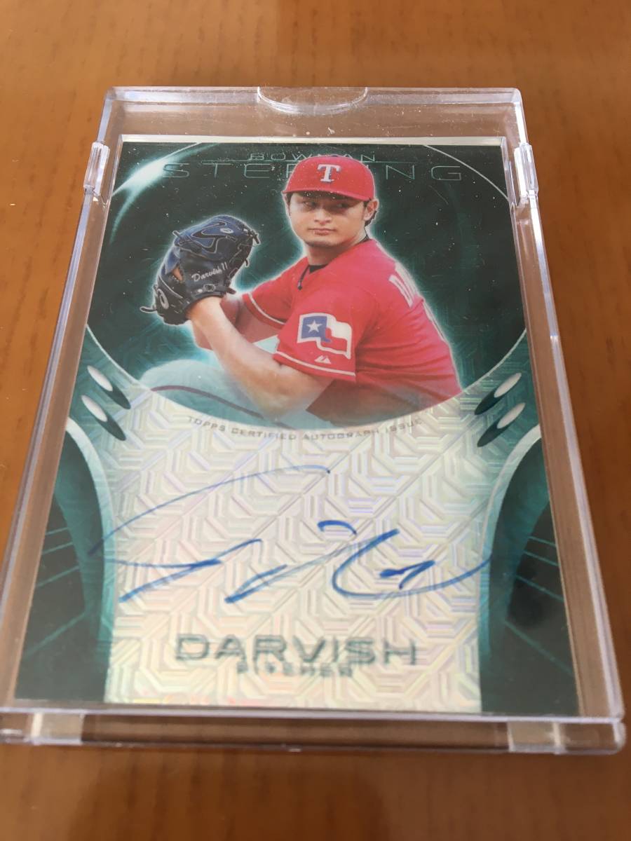 【ダルビッシュ有】2013 Bowman Sterling Asia Exclusive Auto 19/100 Yu Darvish_画像1