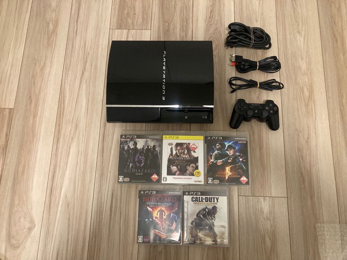 週末値下げ【美品】SONY PlayStation3 CECHA00 60GB 初期型、ソフト5本