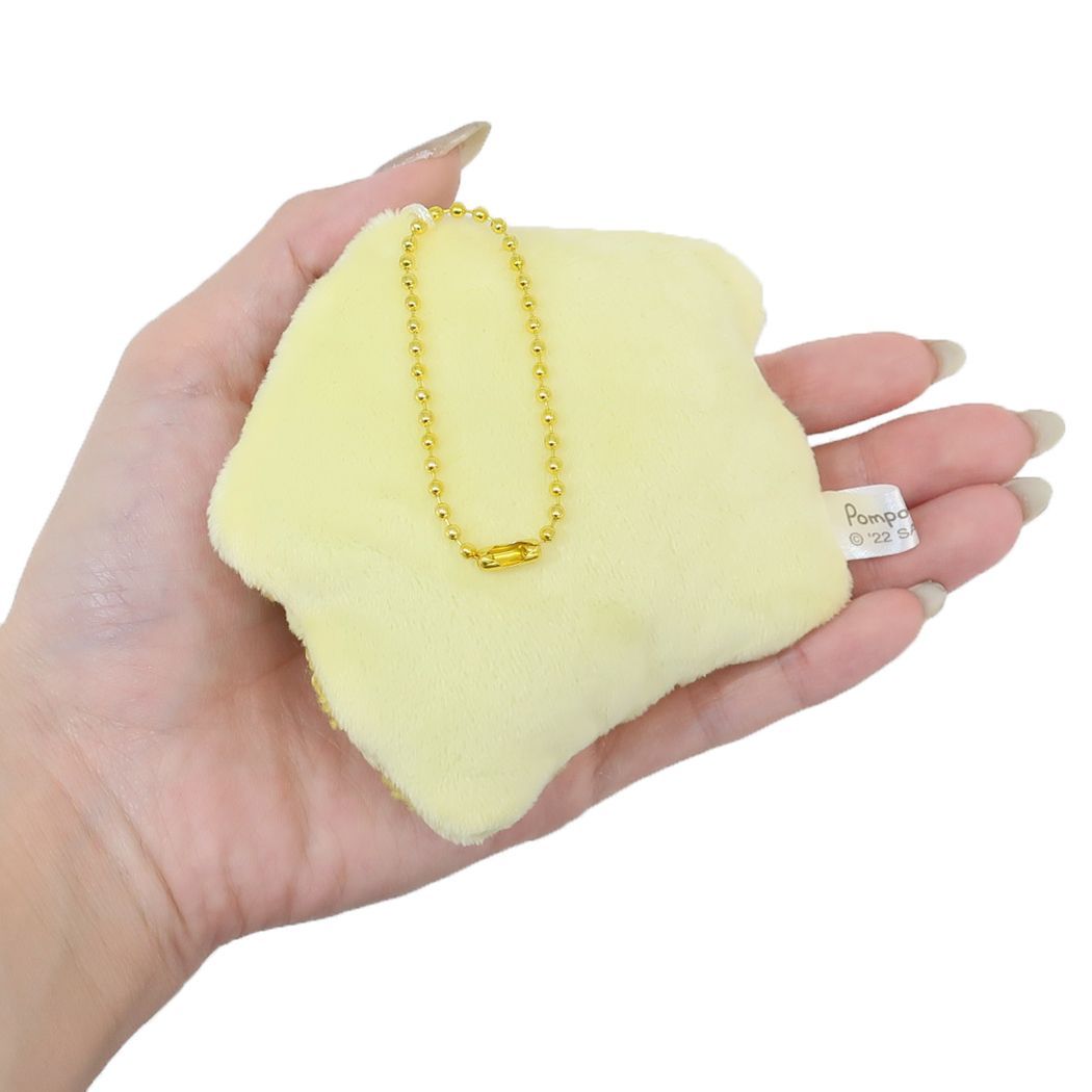 ★新品　ポムポムプリン　Pom Pom Purin　もこもこマスコット　バッグチャーム　ボールチェーン　サンリオ　sanrio_画像2